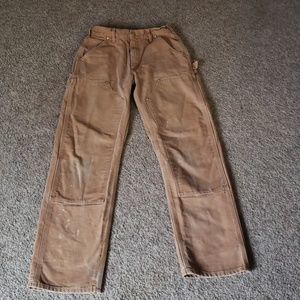 Mens Carhartt double front pants 30×32